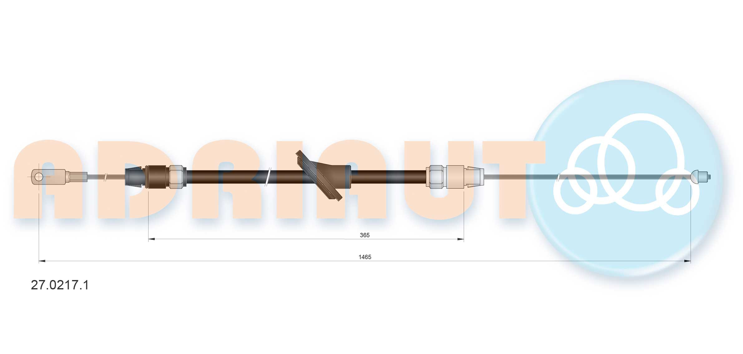 ADRIAUTO Seilzug, Feststellbremse