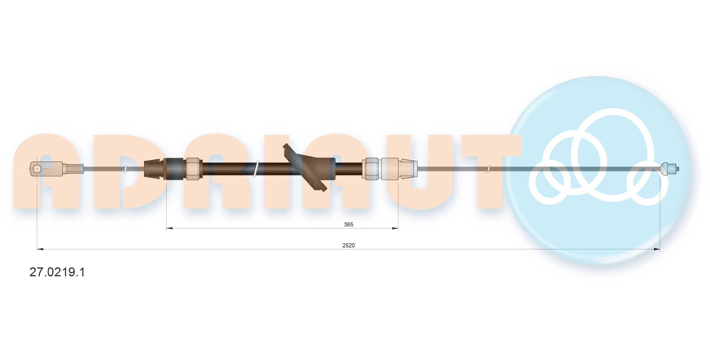 ADRIAUTO Seilzug, Feststellbremse
