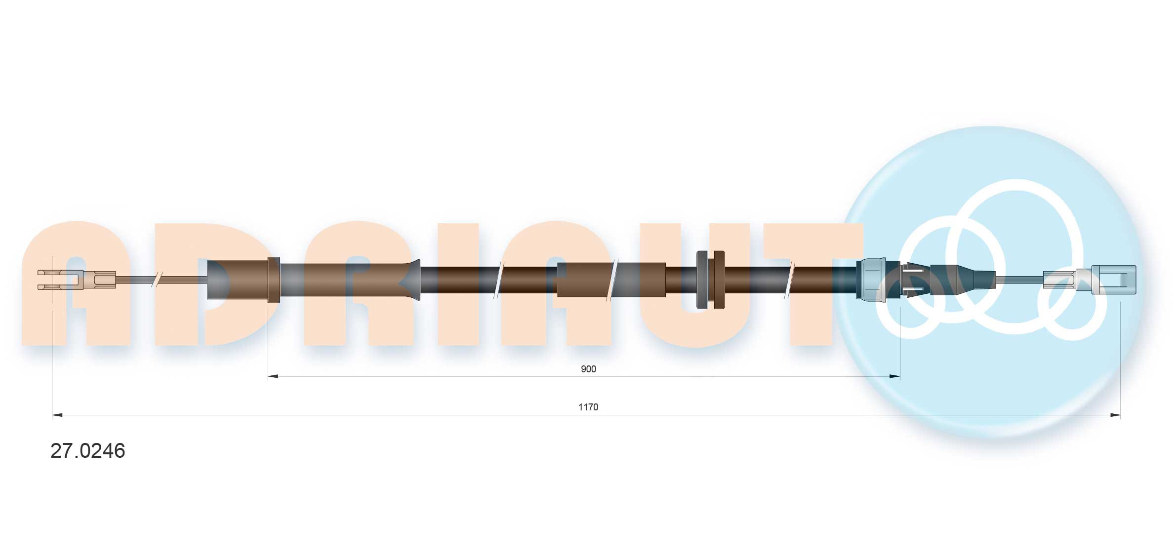 ADRIAUTO Seilzug, Feststellbremse
