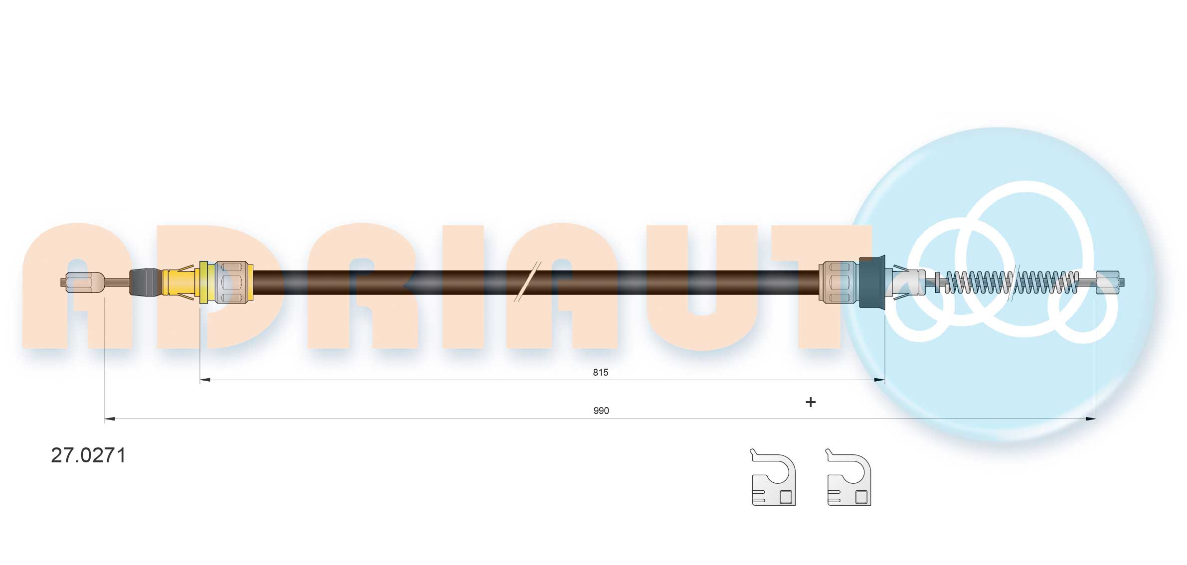 ADRIAUTO Seilzug, Feststellbremse