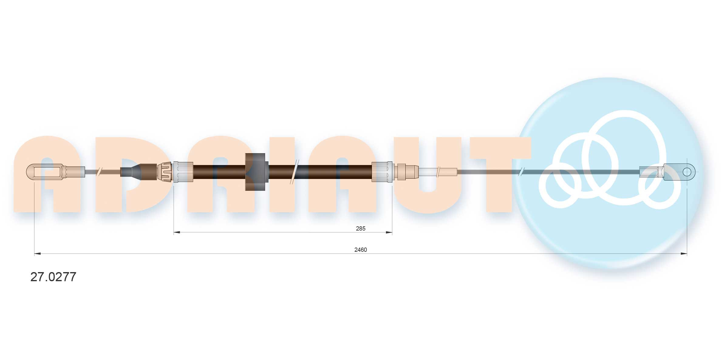 ADRIAUTO Seilzug, Feststellbremse