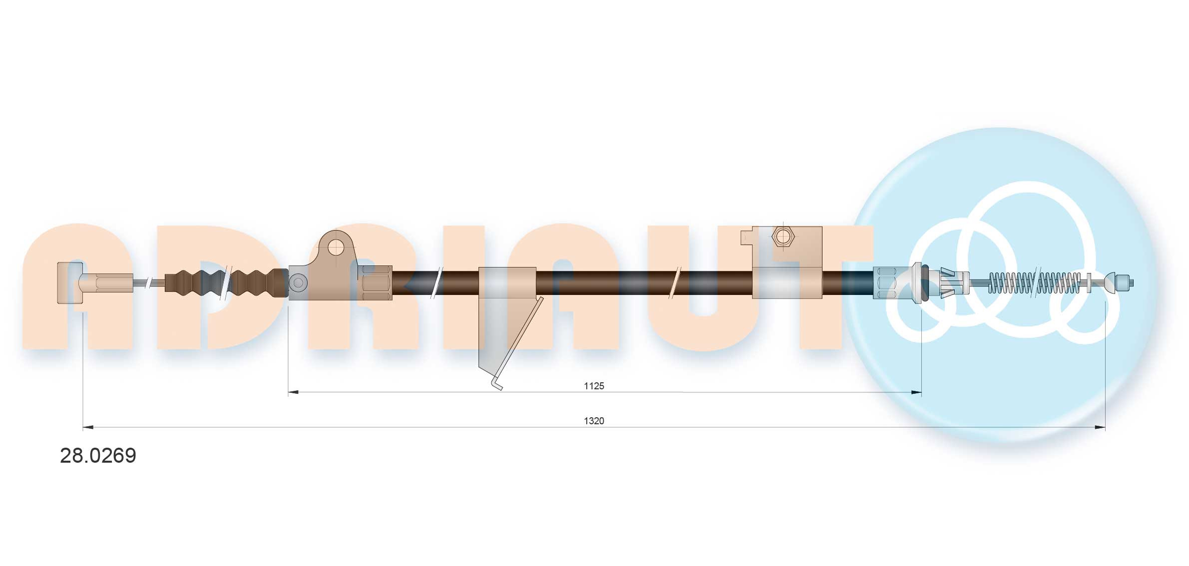 ADRIAUTO Seilzug, Feststellbremse