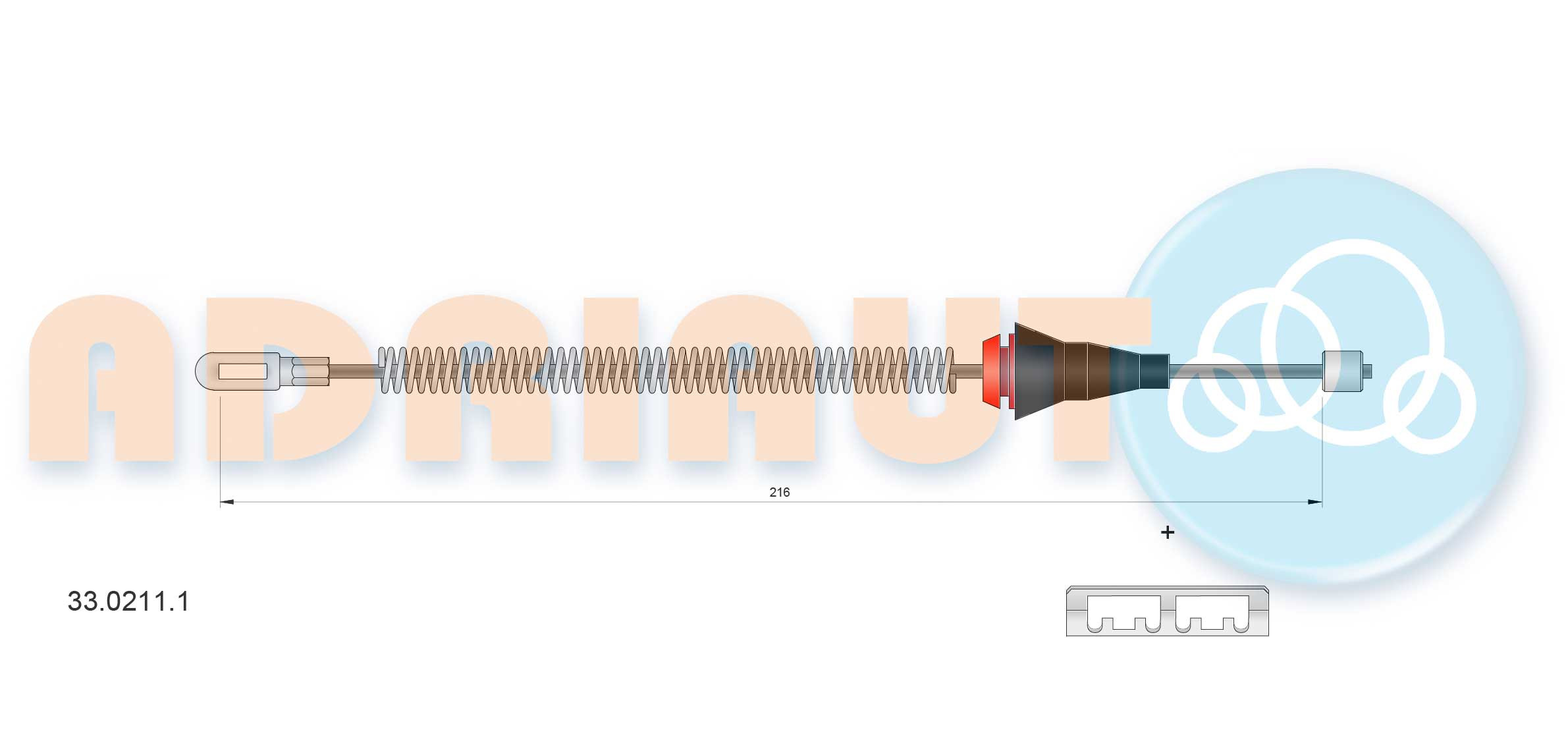 ADRIAUTO Seilzug, Feststellbremse