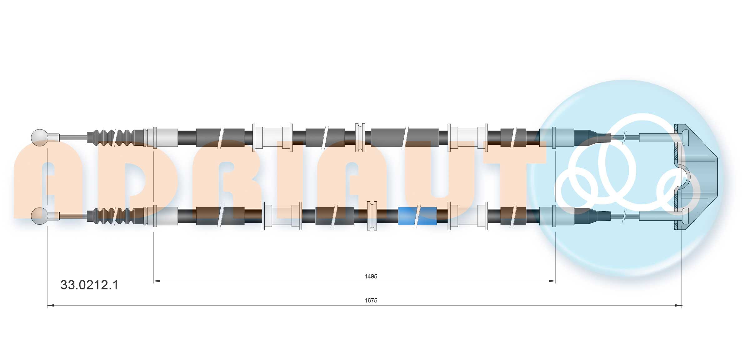 ADRIAUTO Seilzug, Feststellbremse