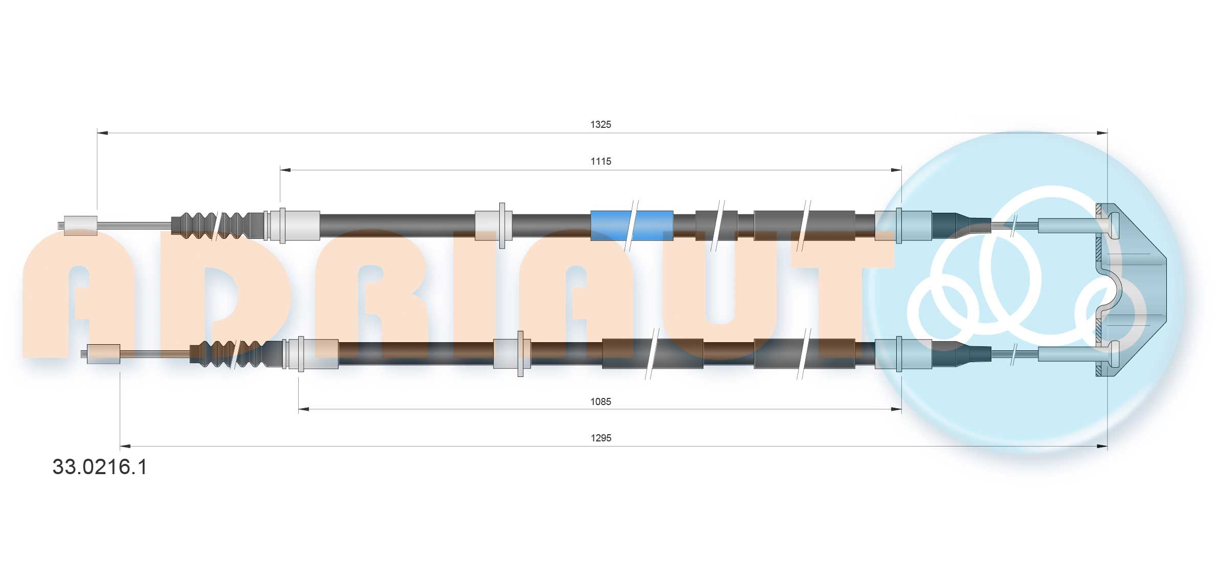 ADRIAUTO Seilzug, Feststellbremse