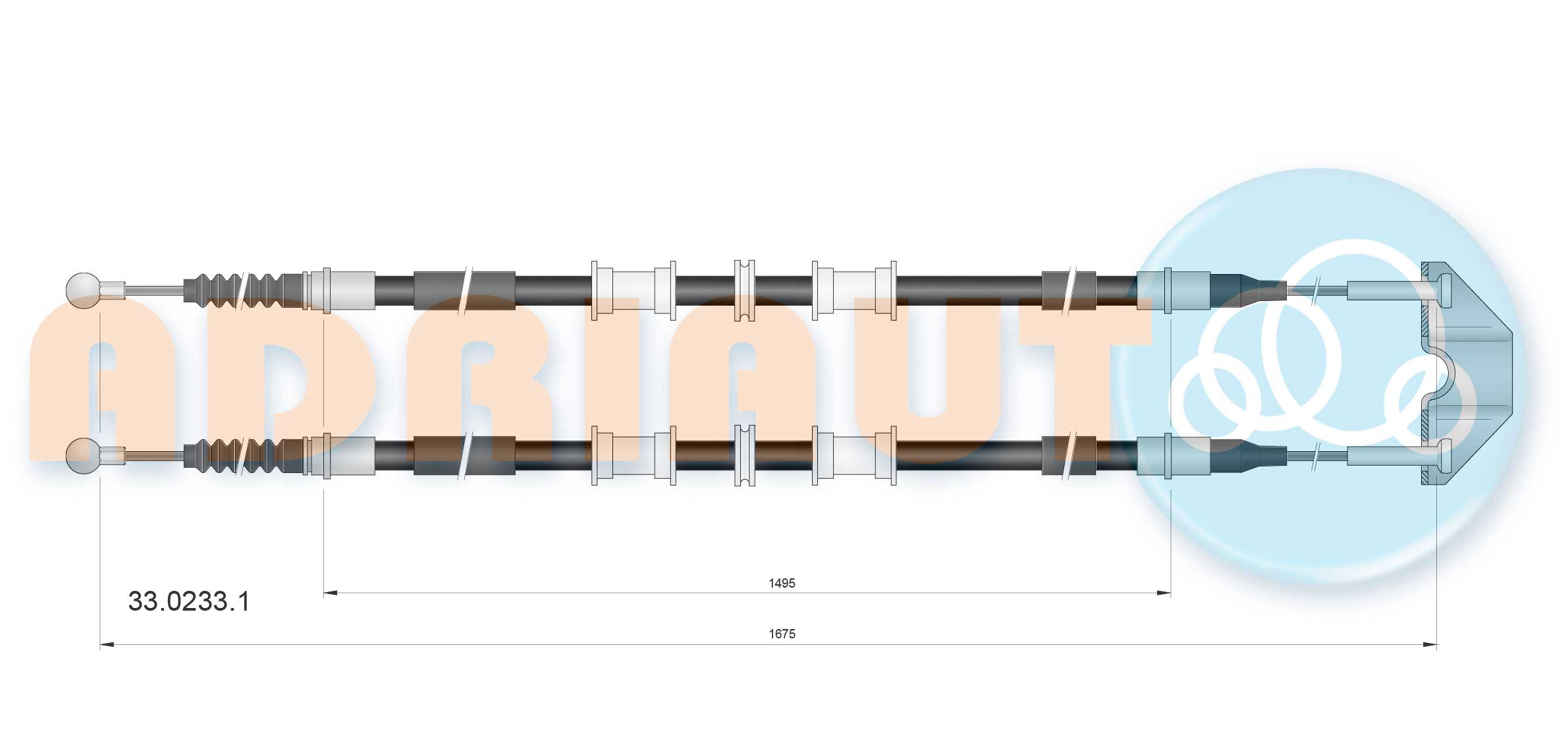 ADRIAUTO Seilzug, Feststellbremse