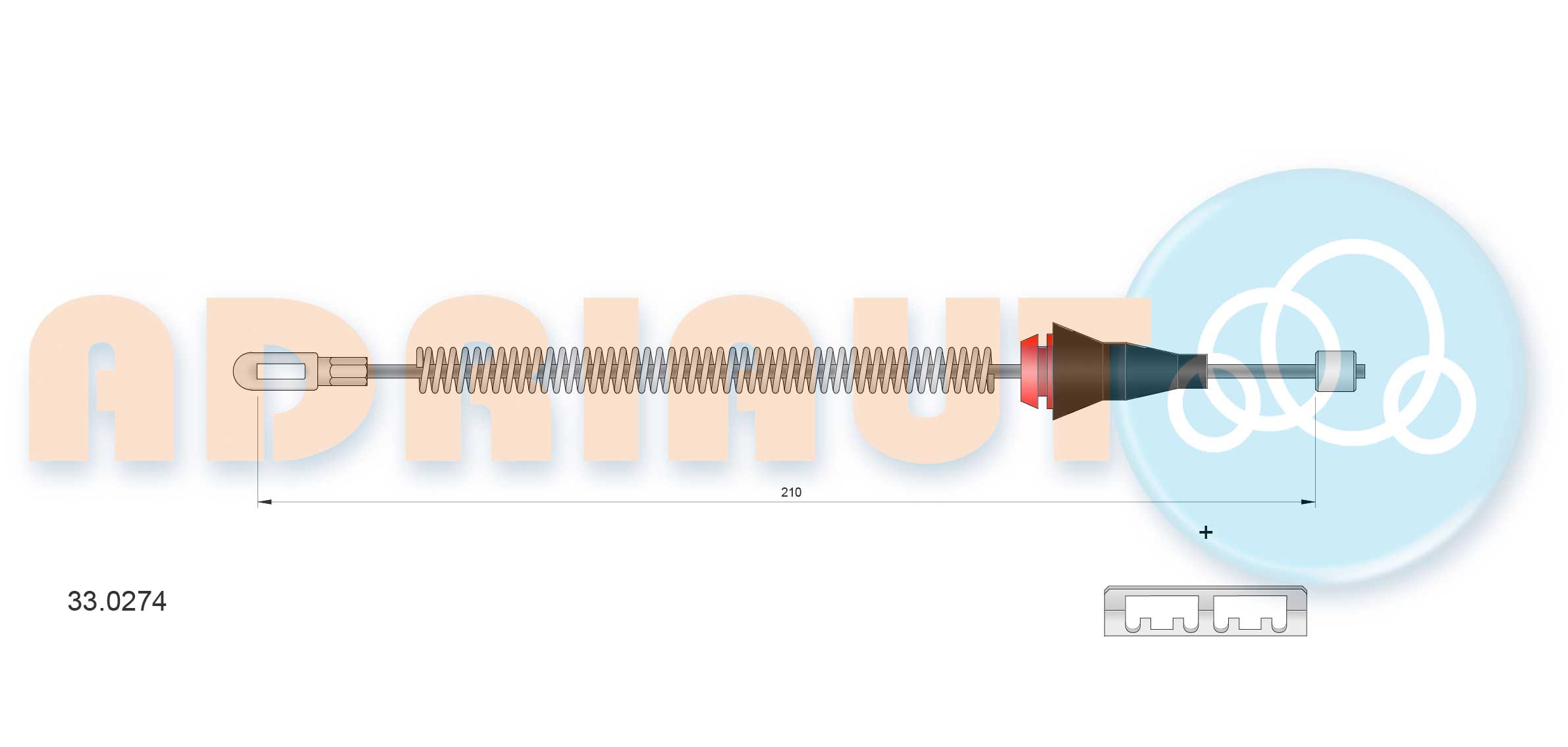 ADRIAUTO Seilzug, Feststellbremse