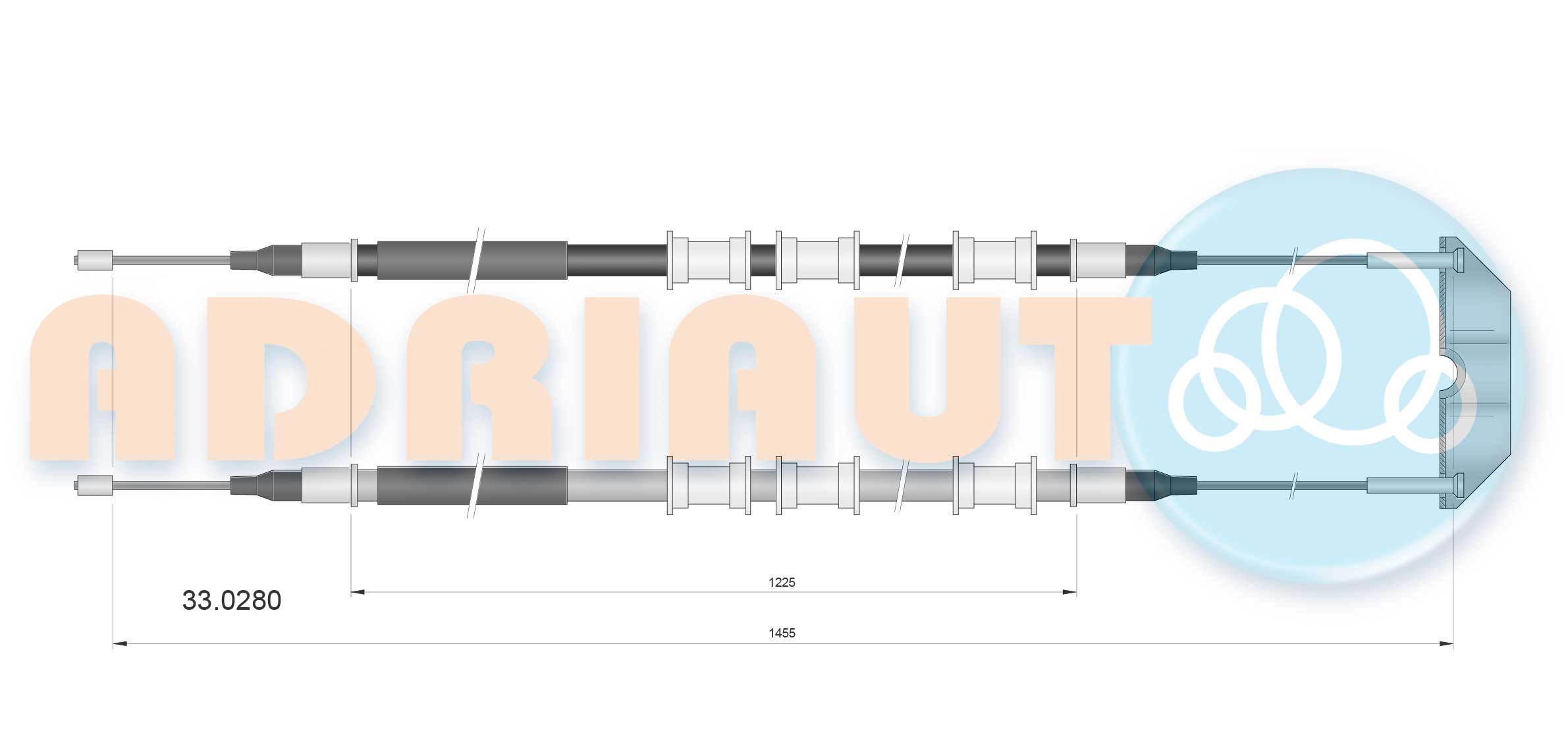 ADRIAUTO Seilzug, Feststellbremse