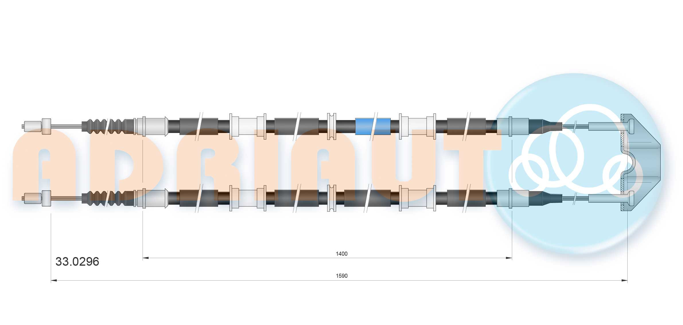 ADRIAUTO Seilzug, Feststellbremse