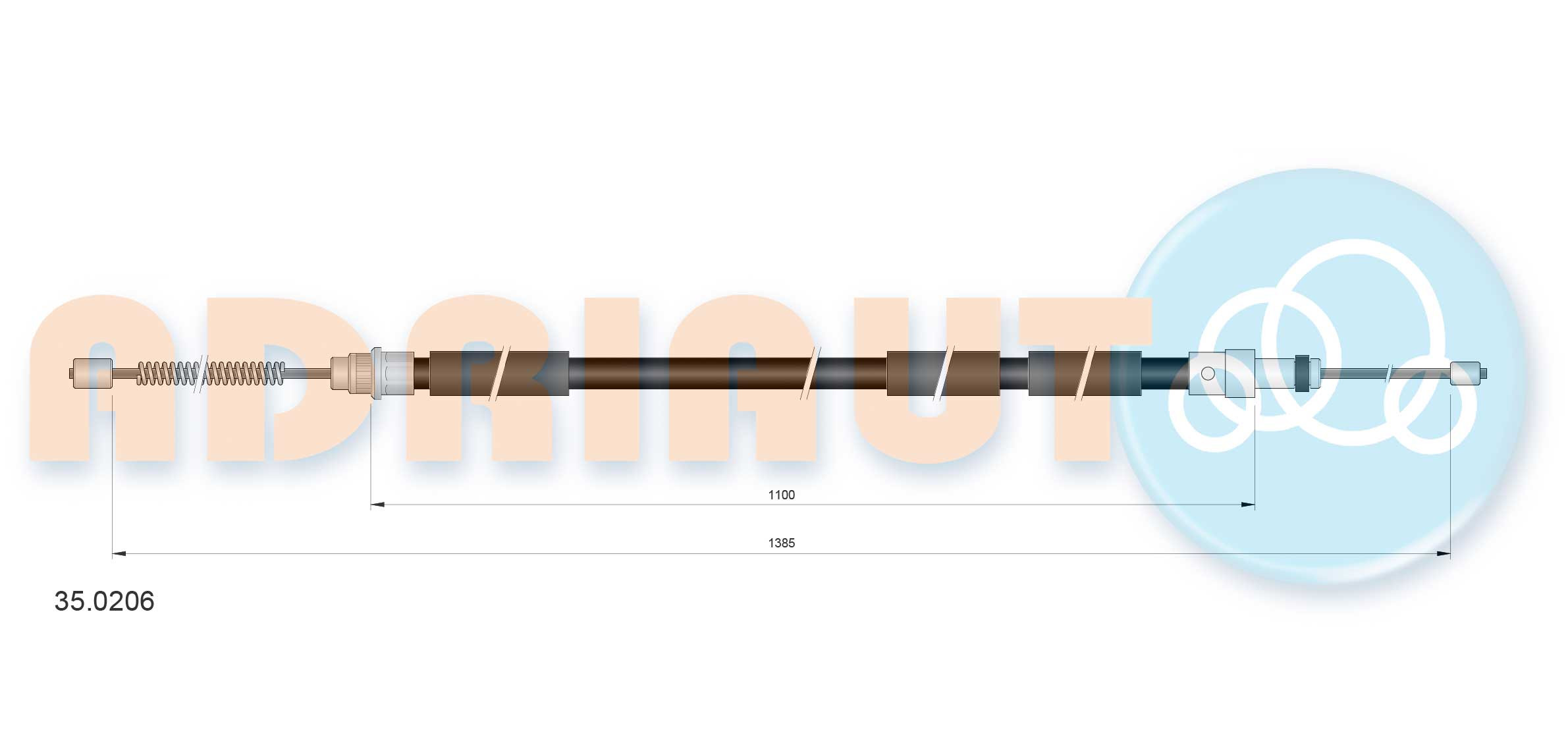 ADRIAUTO Seilzug, Feststellbremse