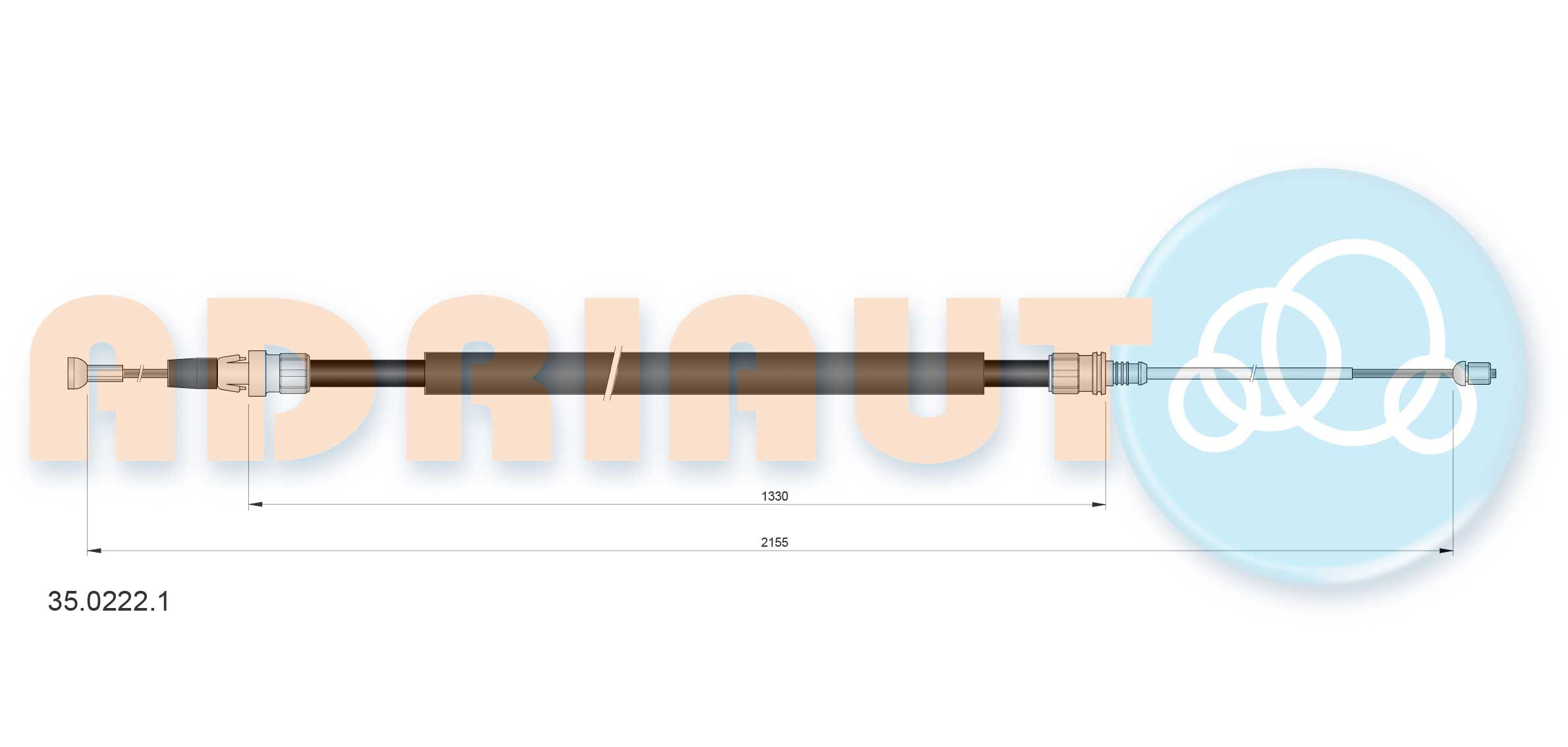 ADRIAUTO Seilzug, Feststellbremse