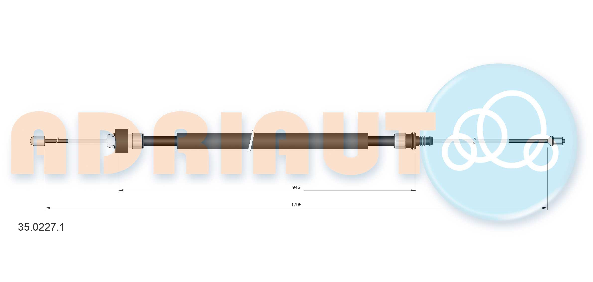 ADRIAUTO Seilzug, Feststellbremse