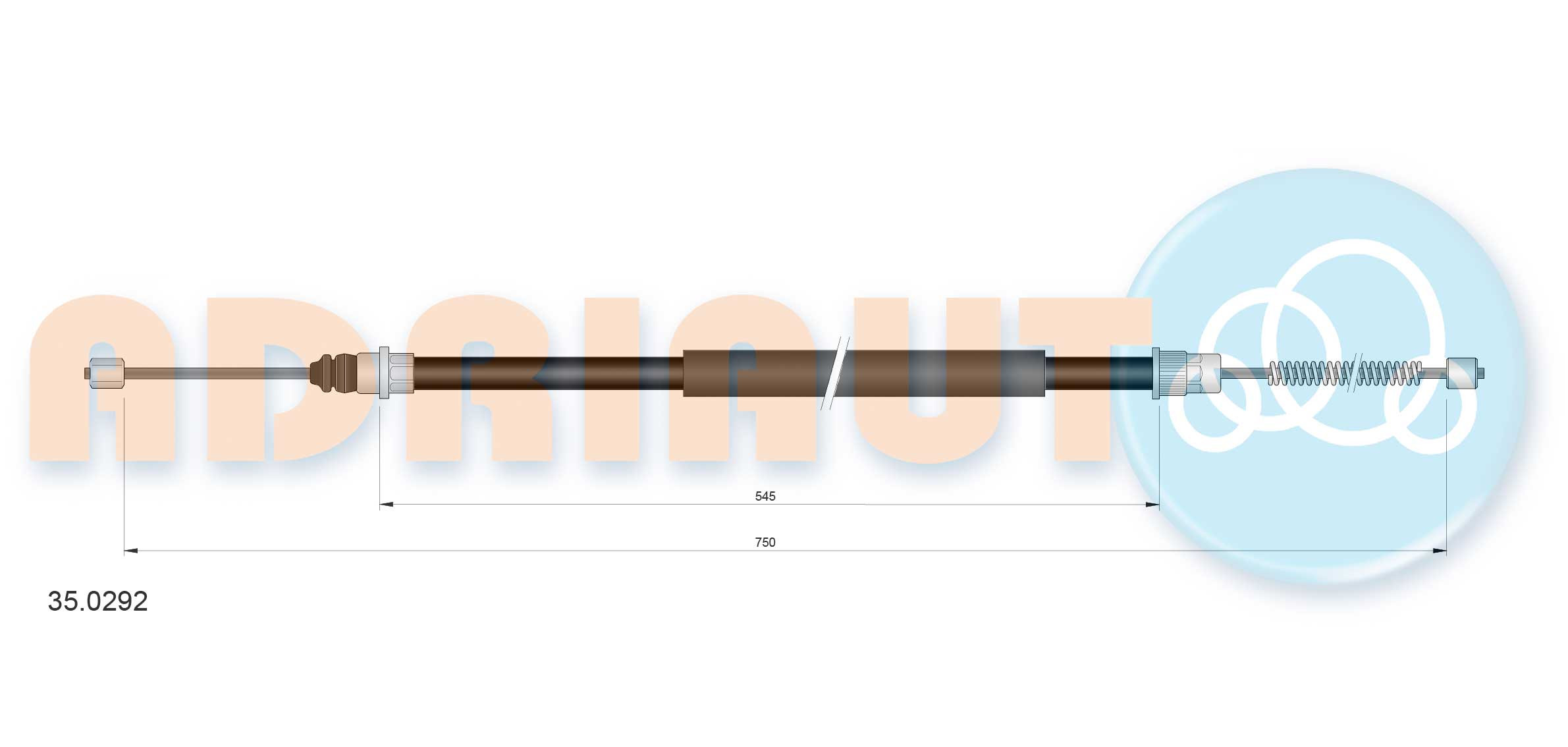 ADRIAUTO Seilzug, Feststellbremse