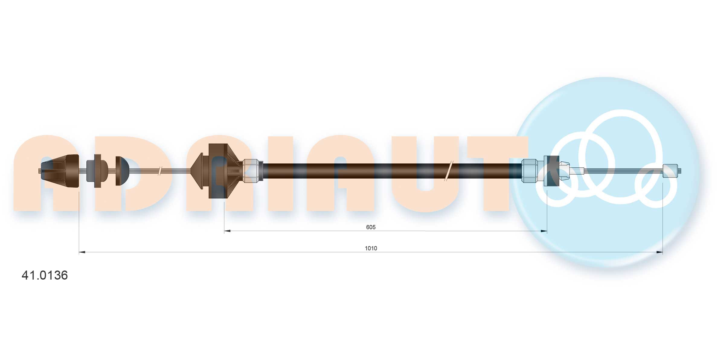 ADRIAUTO Seilzug, Kupplungsbetätigung