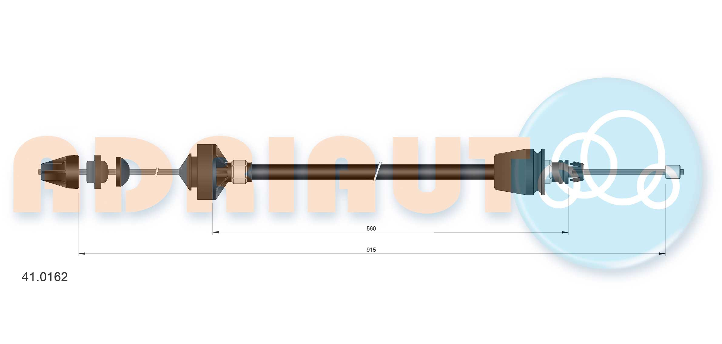 ADRIAUTO Seilzug, Kupplungsbetätigung