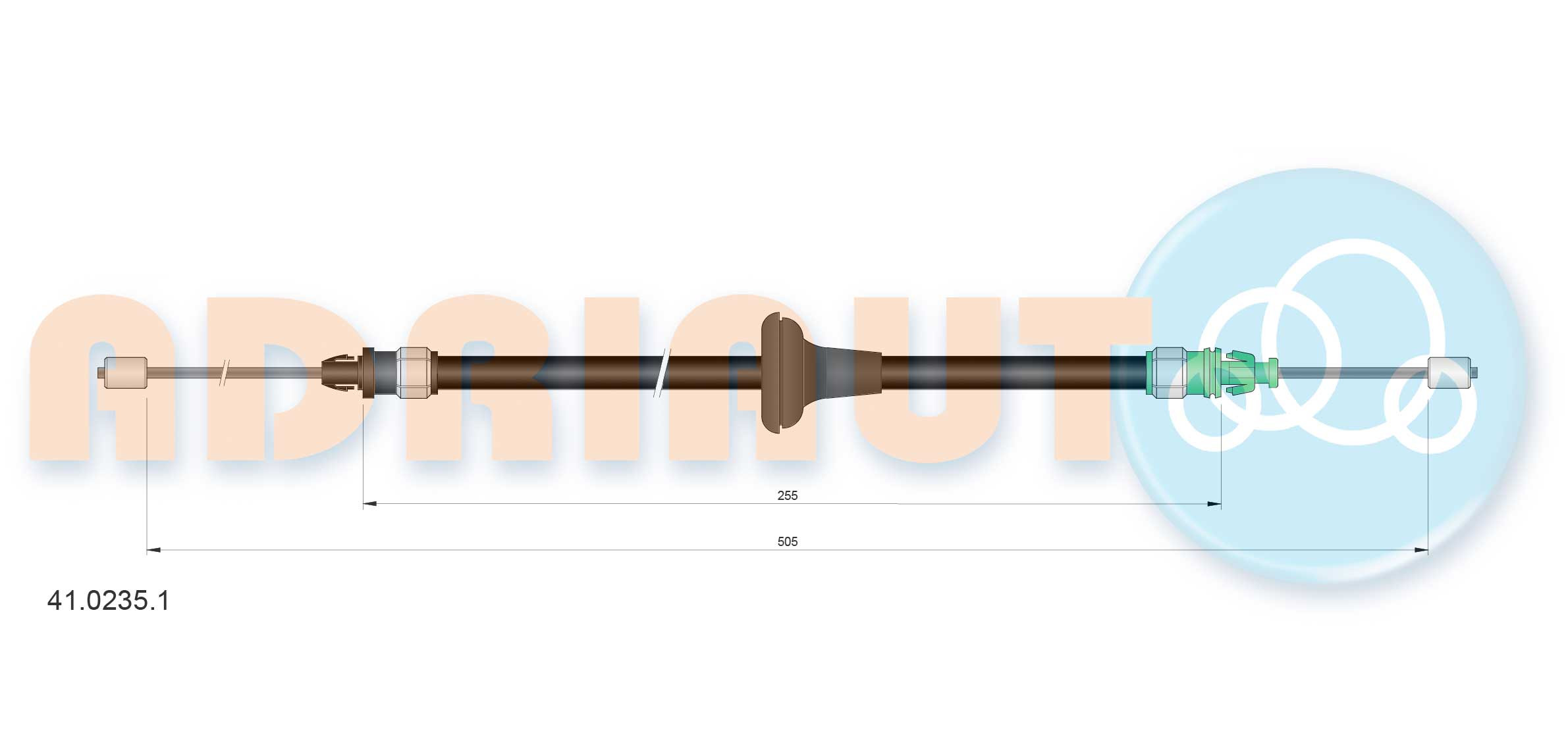 ADRIAUTO Seilzug, Feststellbremse