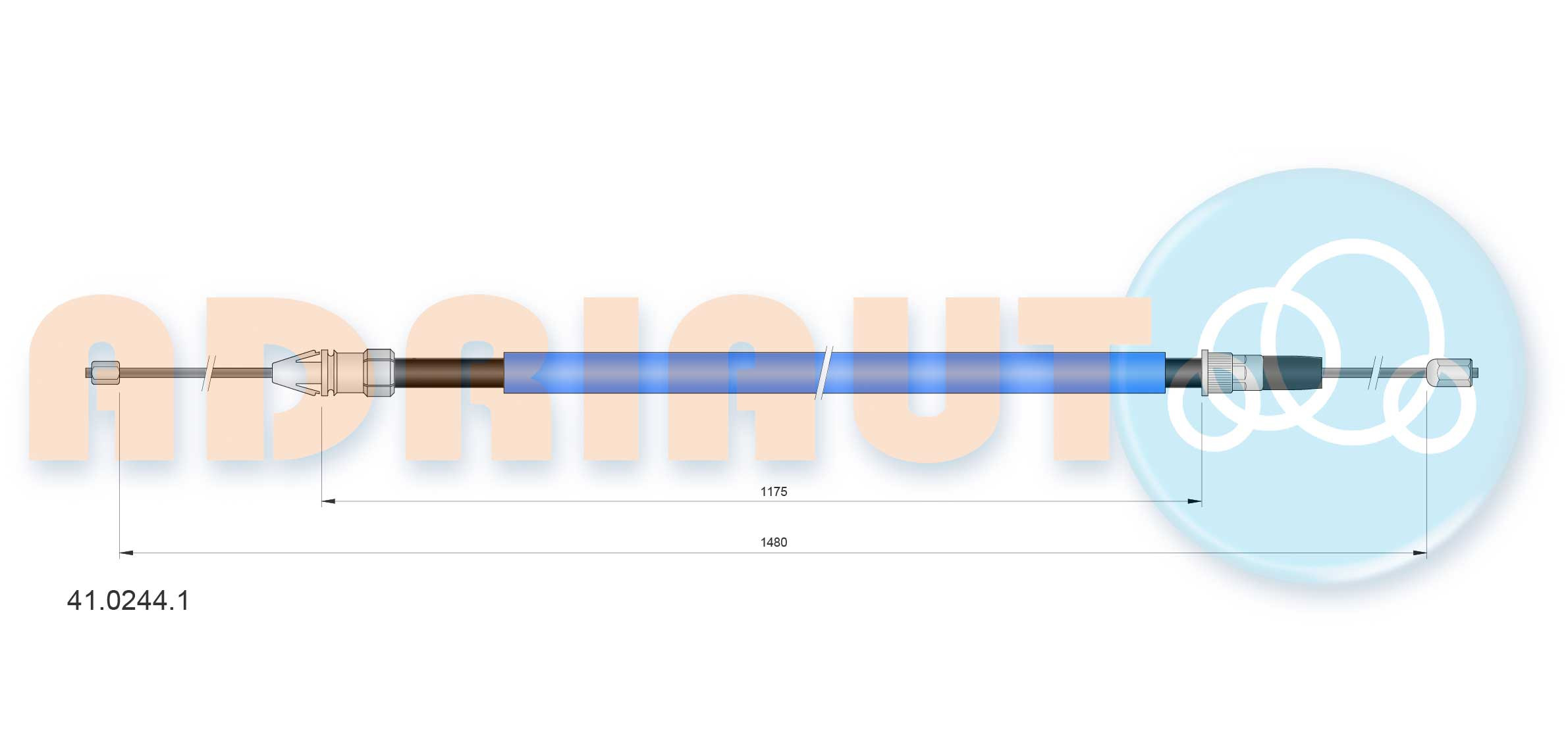 ADRIAUTO Seilzug, Feststellbremse