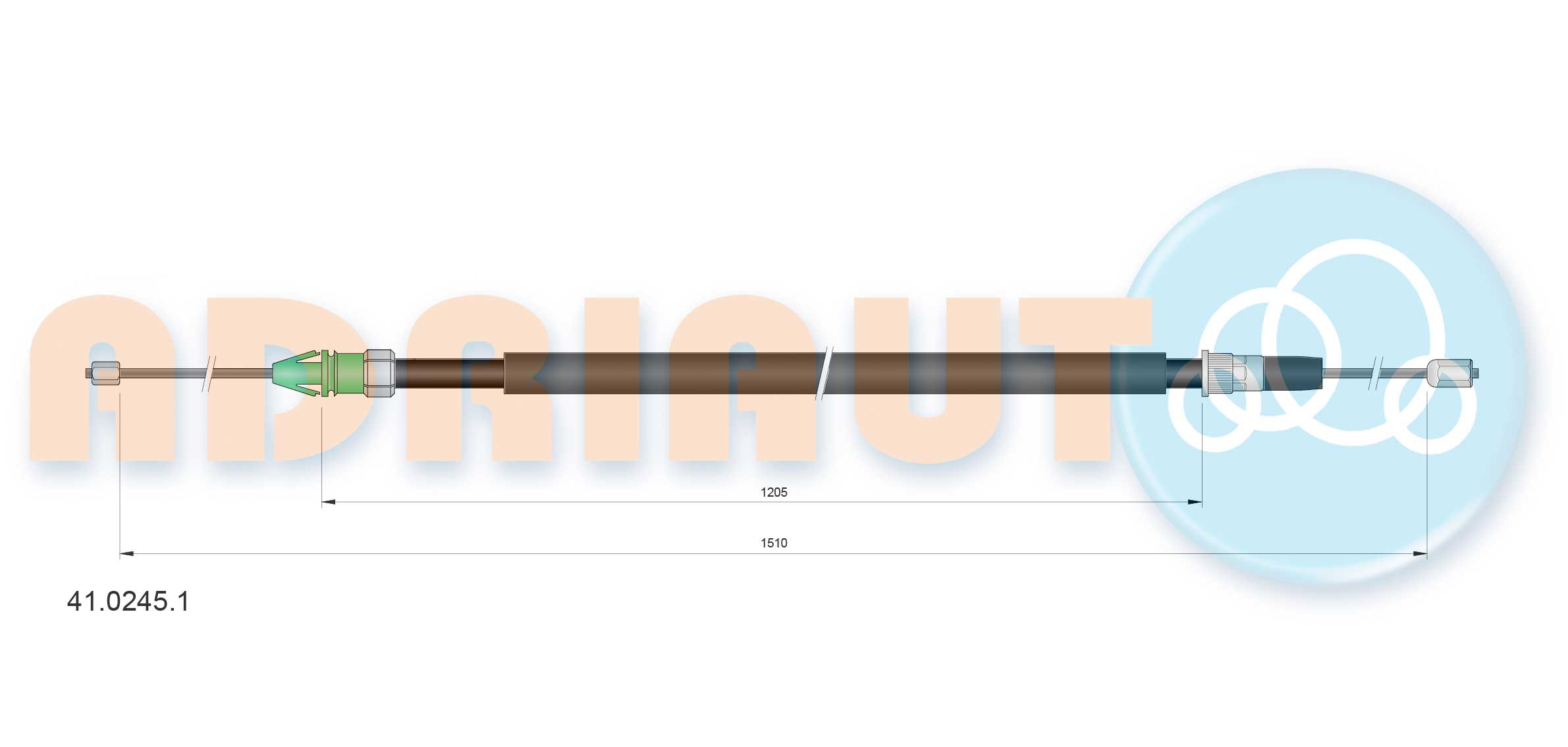 ADRIAUTO Seilzug, Feststellbremse