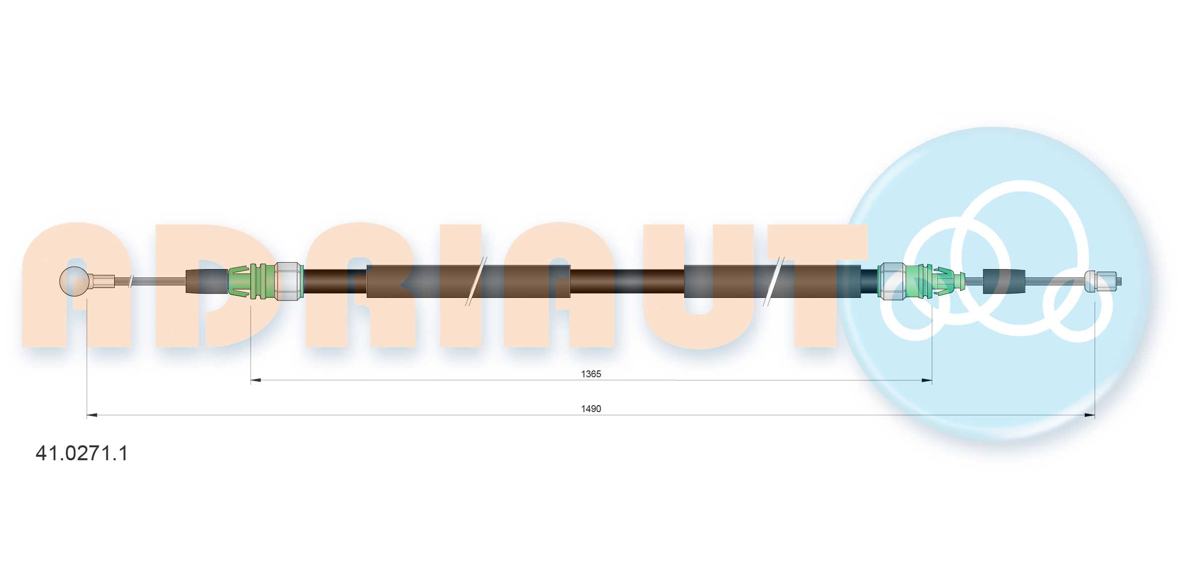ADRIAUTO Seilzug, Feststellbremse