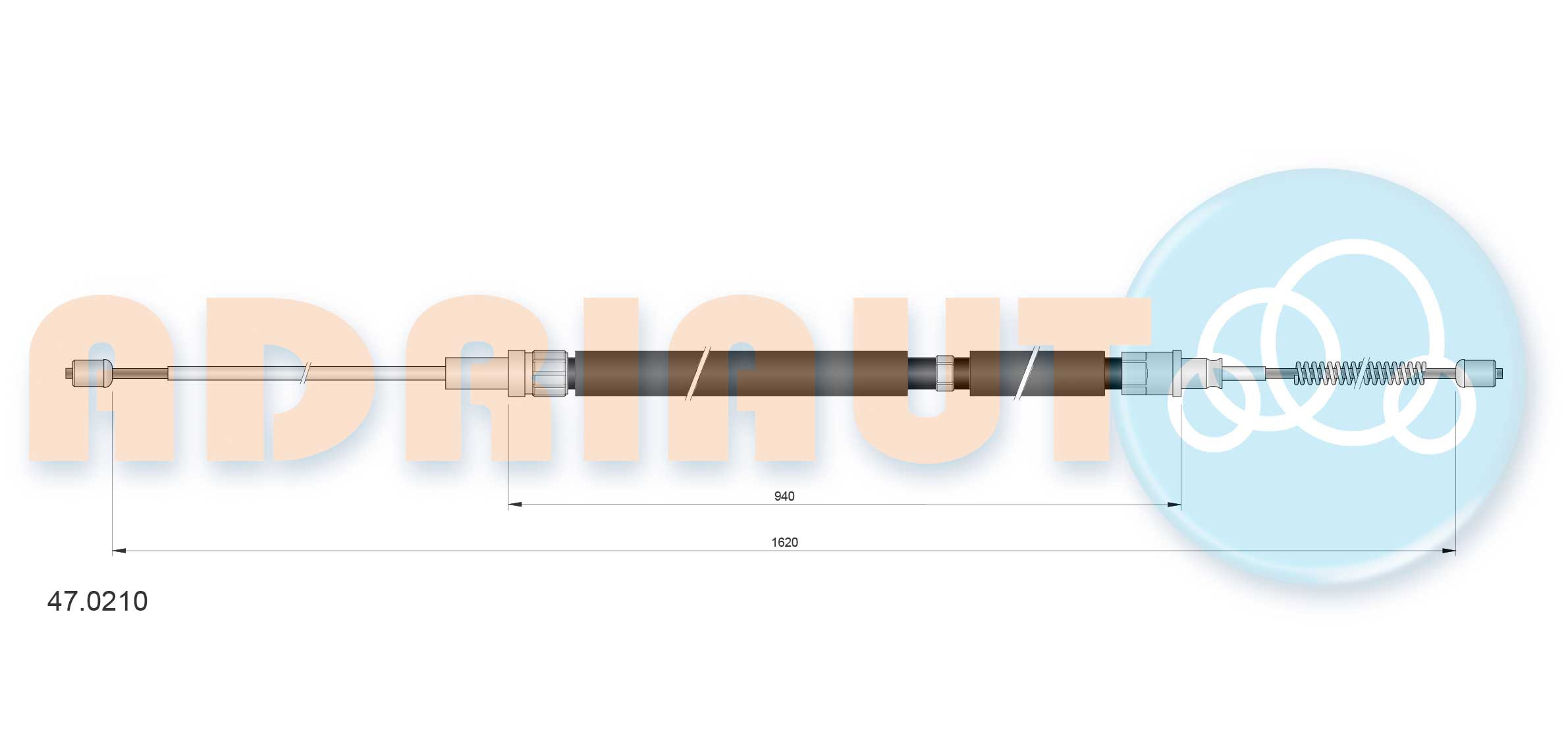ADRIAUTO Seilzug, Feststellbremse