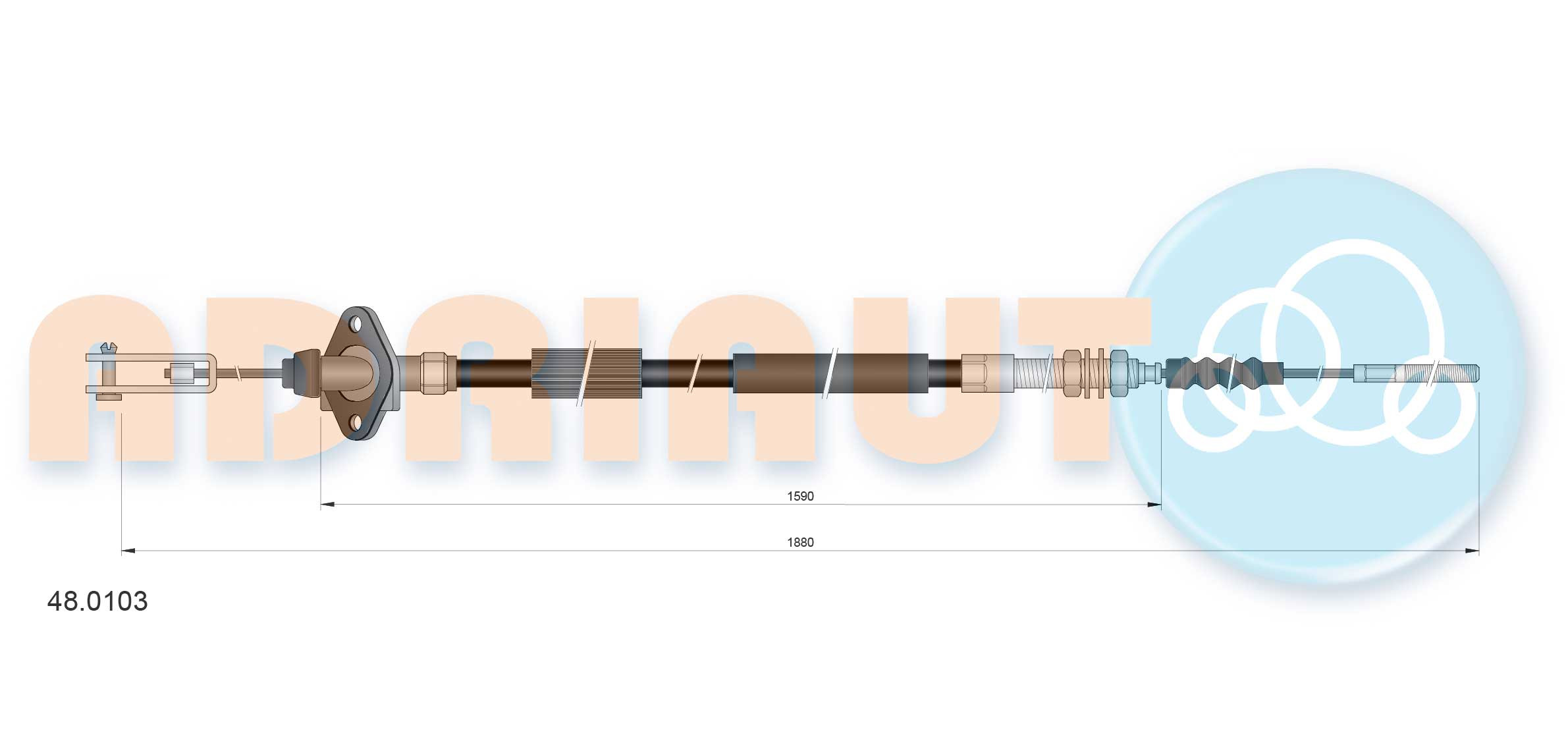 ADRIAUTO Seilzug, Kupplungsbetätigung
