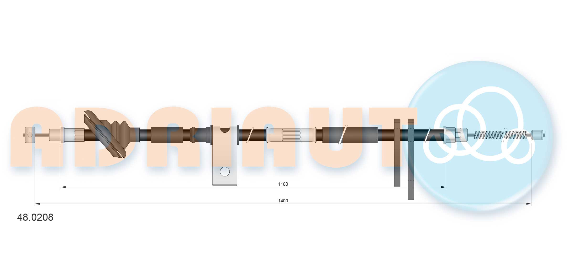 ADRIAUTO Seilzug, Feststellbremse
