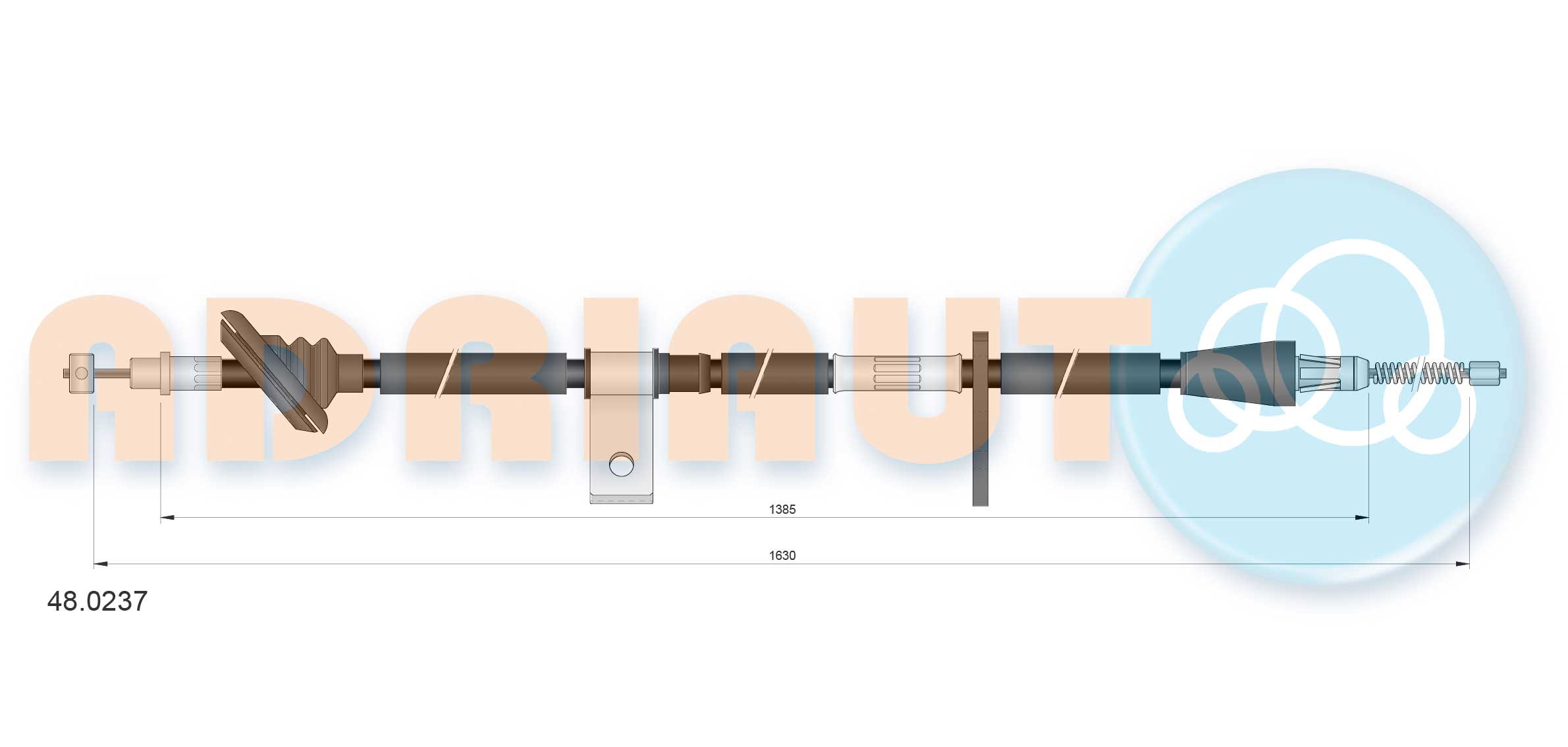 ADRIAUTO Seilzug, Feststellbremse
