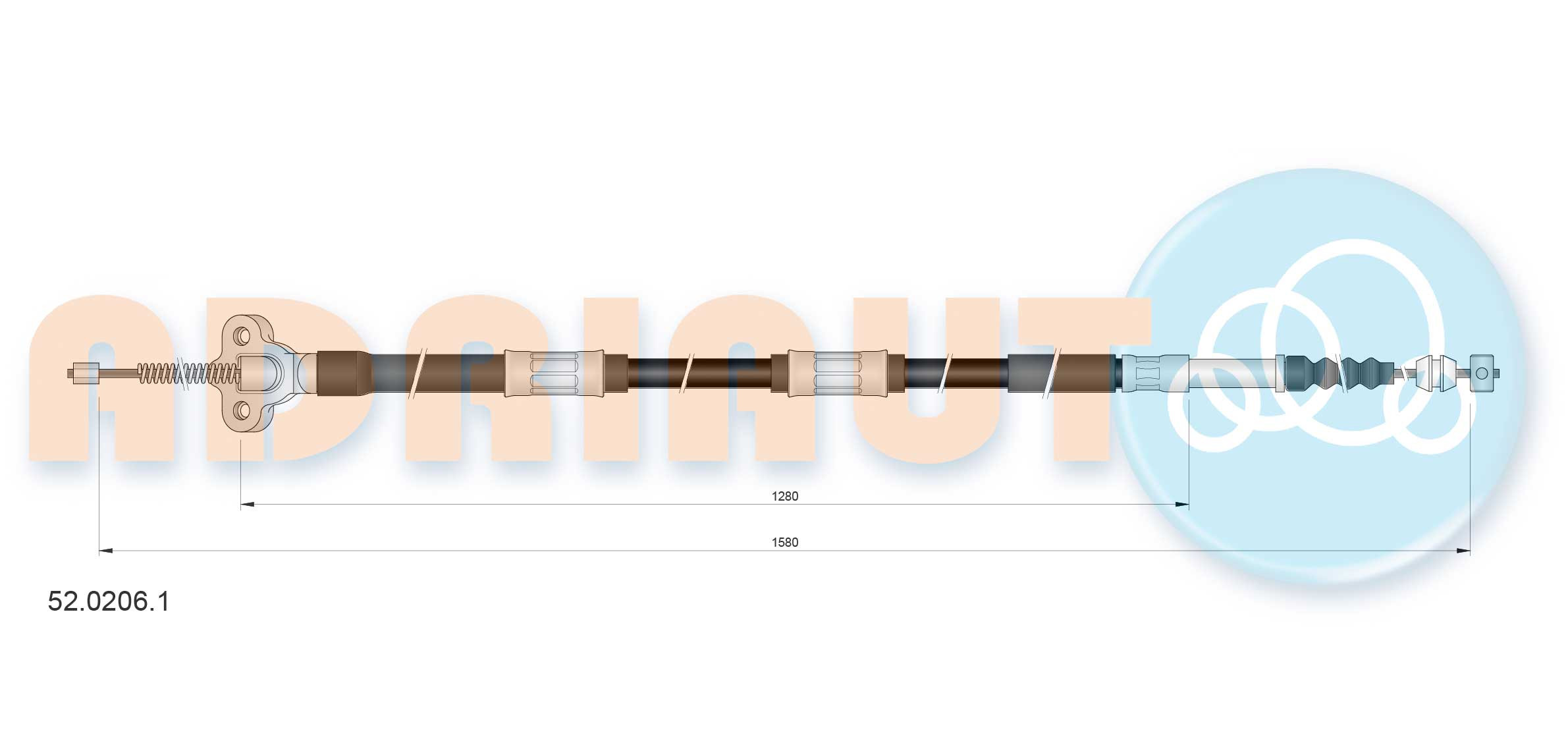 ADRIAUTO Seilzug, Feststellbremse