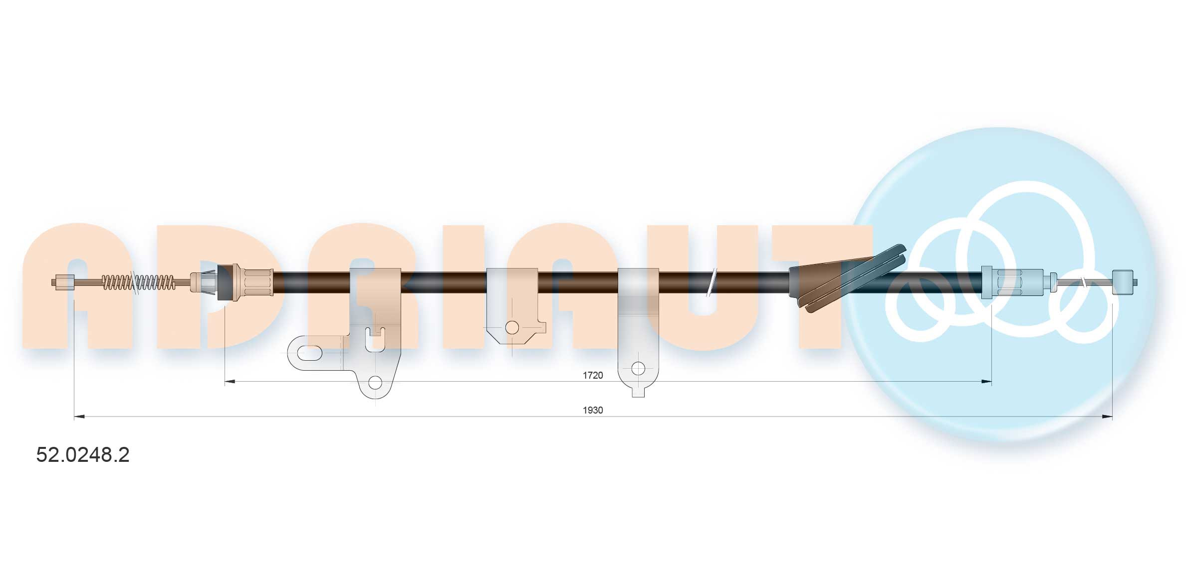 ADRIAUTO Seilzug, Feststellbremse