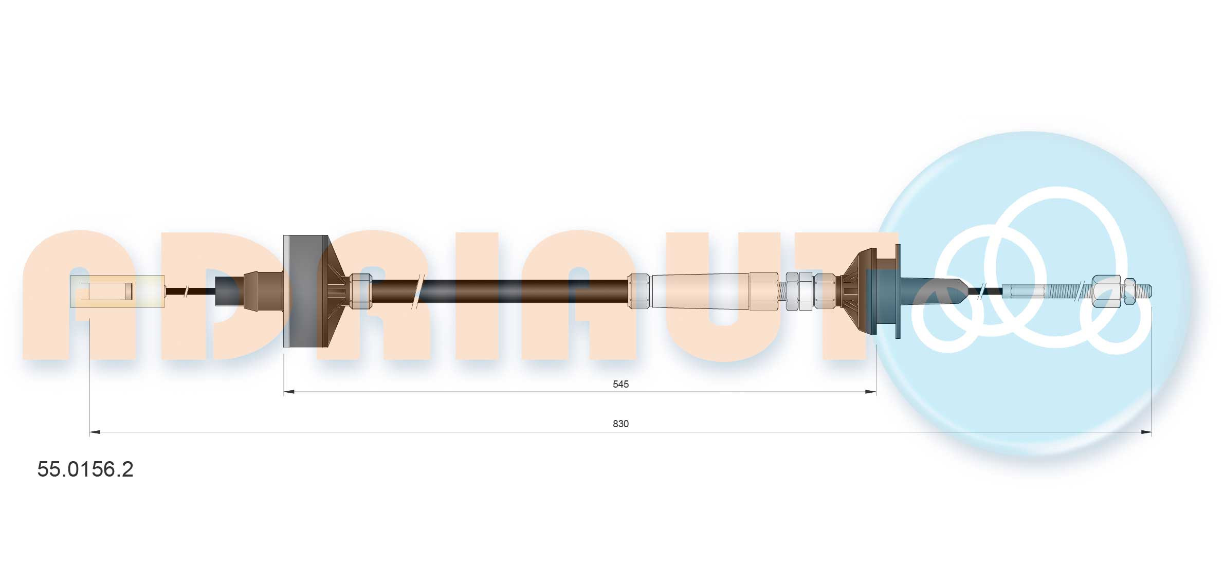 ADRIAUTO Seilzug, Kupplungsbetätigung
