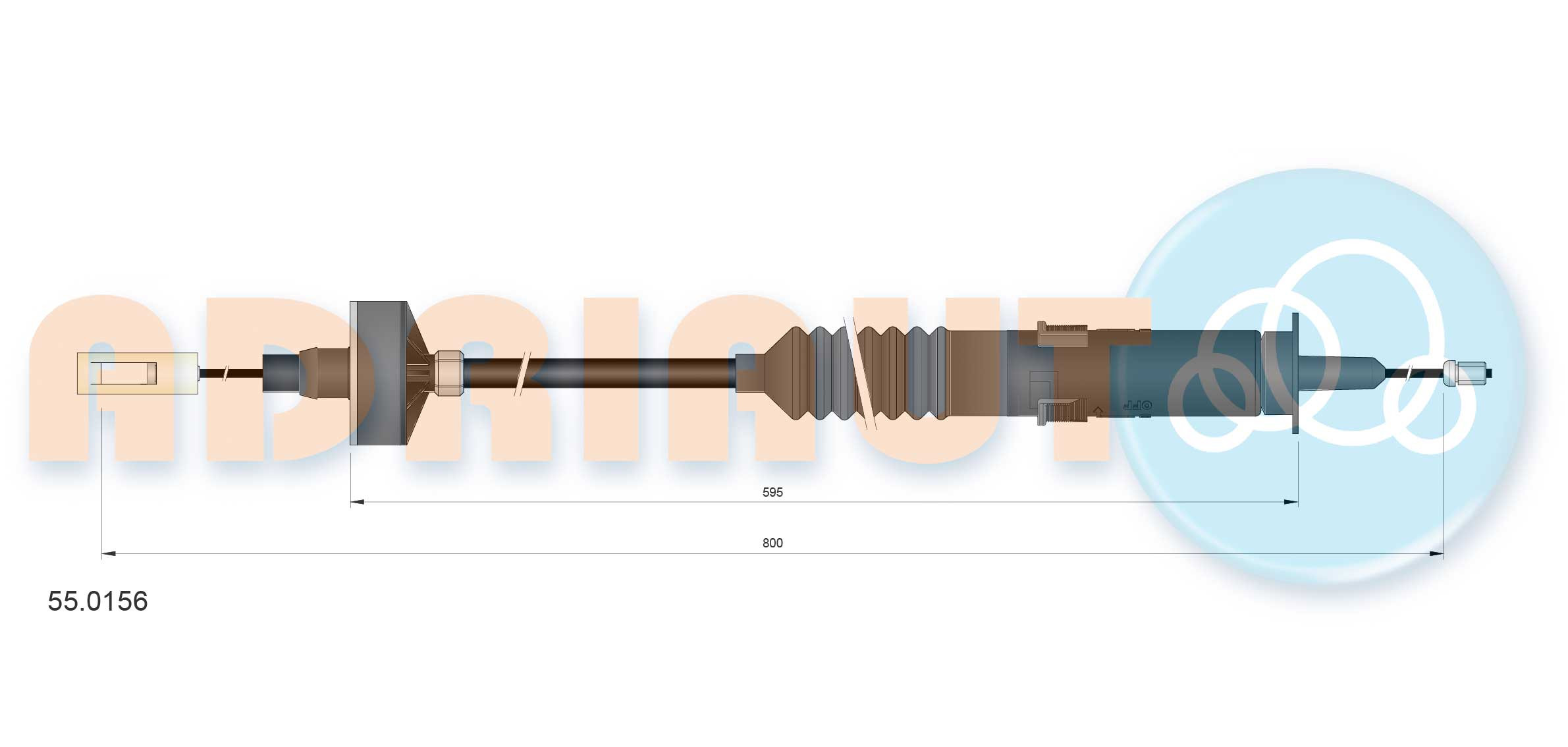 ADRIAUTO Seilzug, Kupplungsbetätigung