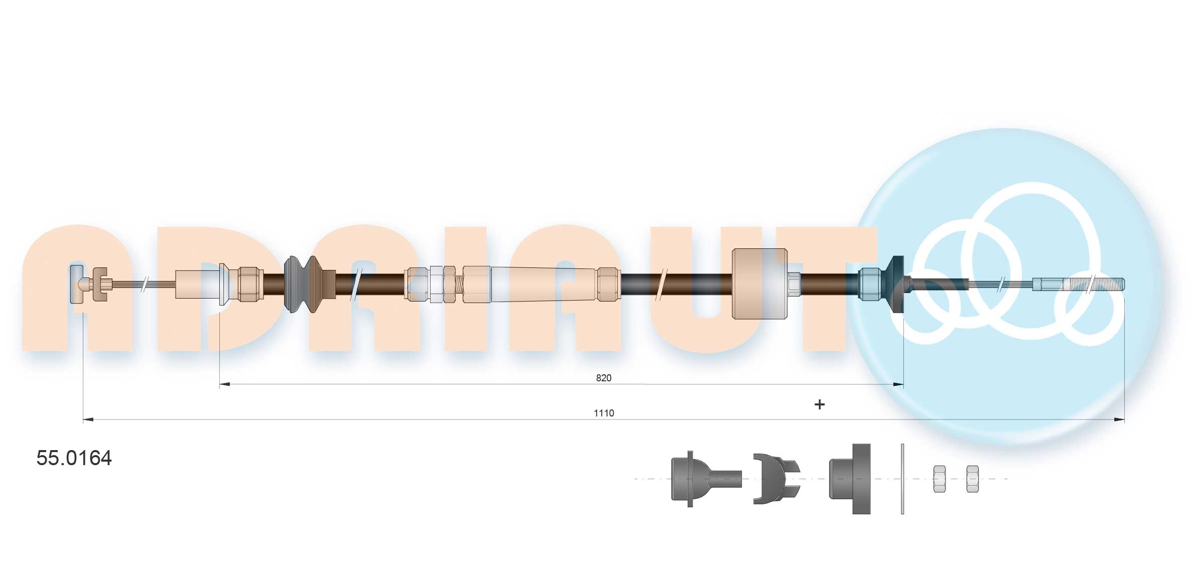 ADRIAUTO Seilzug, Kupplungsbetätigung