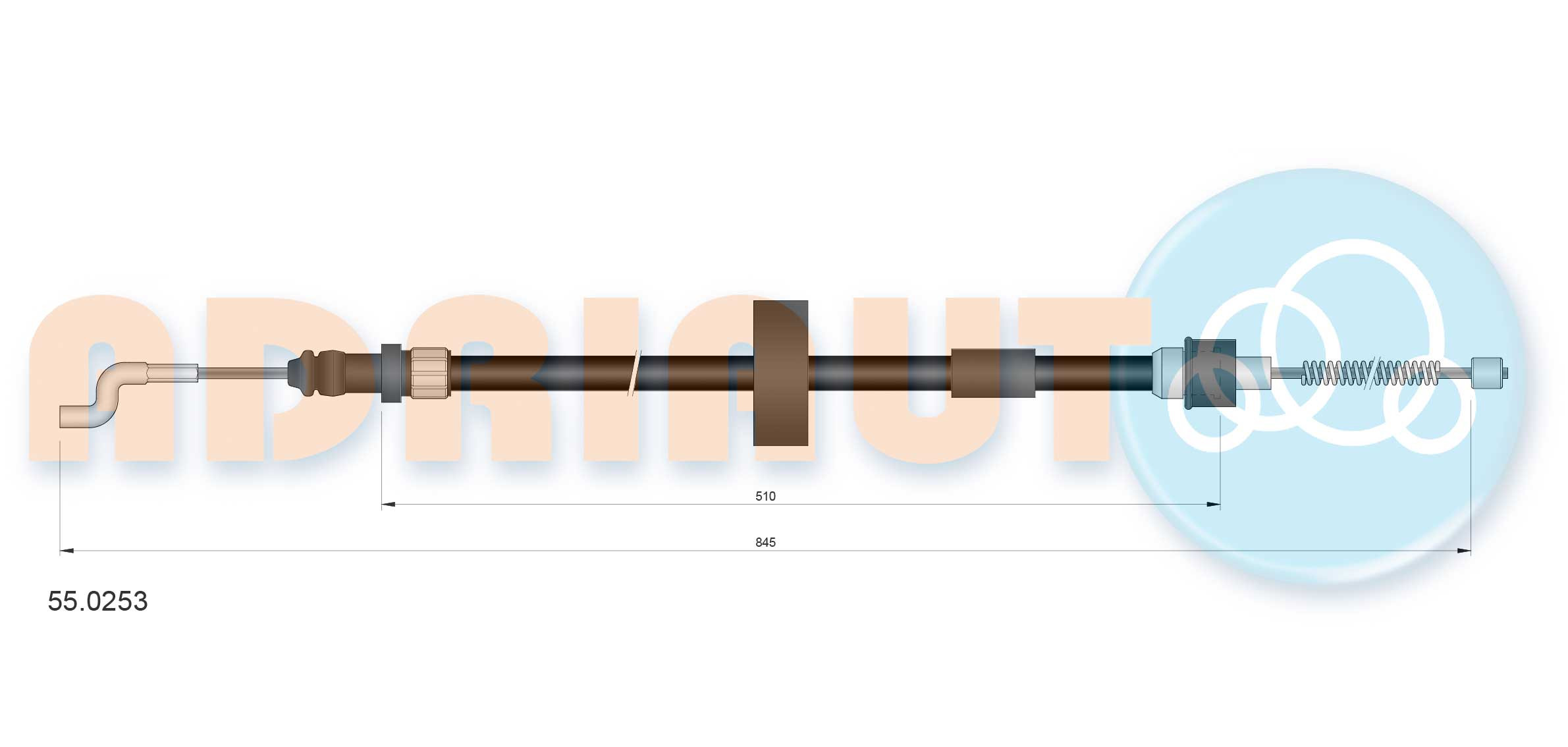 ADRIAUTO Seilzug, Feststellbremse
