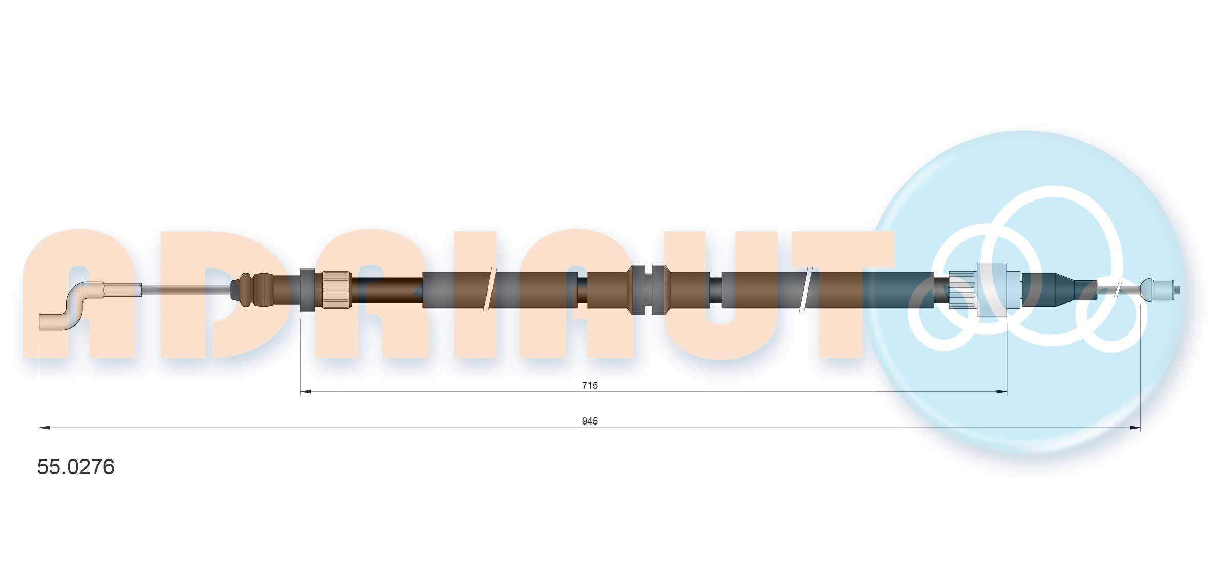 ADRIAUTO Seilzug, Feststellbremse