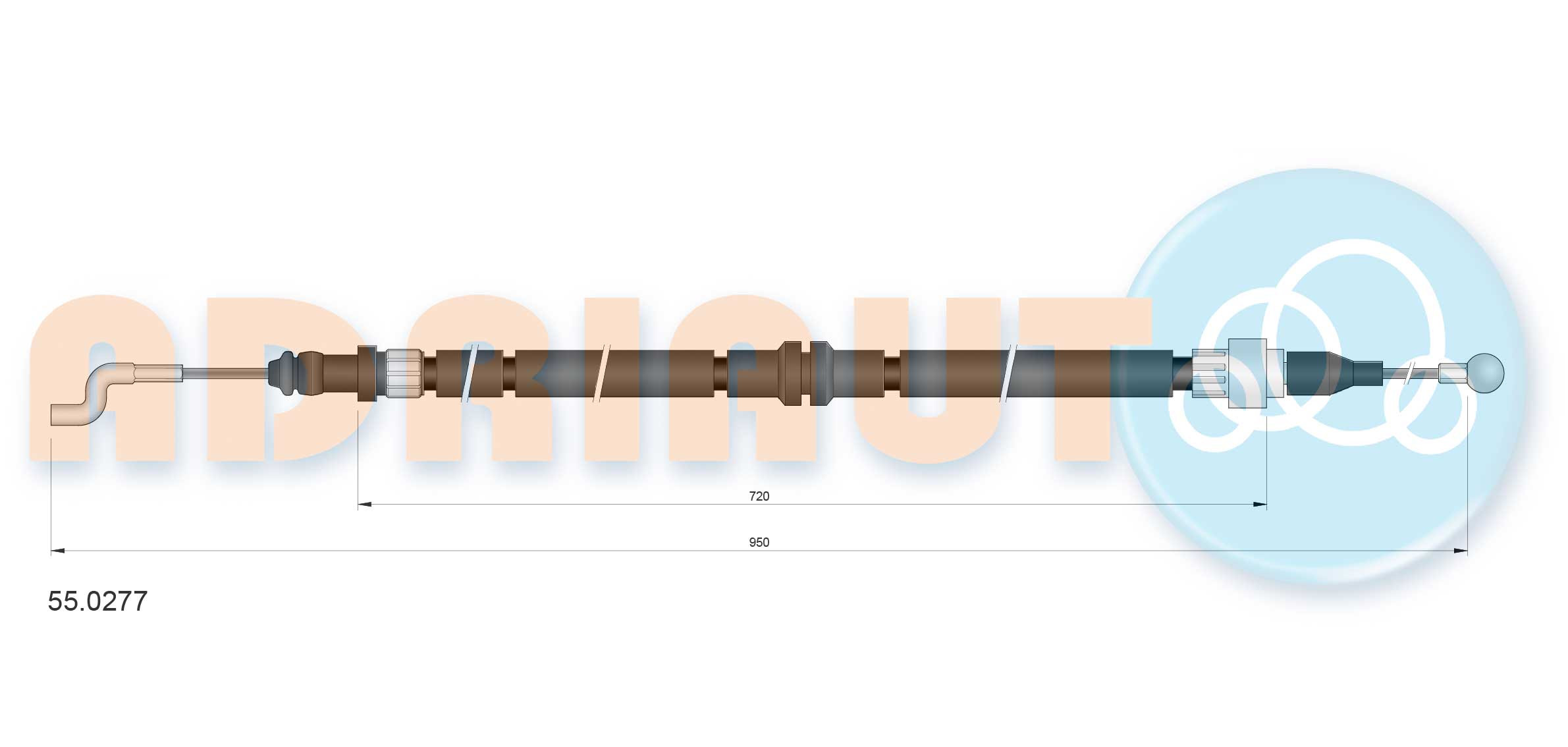 ADRIAUTO Seilzug, Feststellbremse