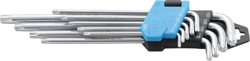 BGS 9x TORX Winkelschlüssel T10-T50 Satz KURZ + LANG T-Profil Schlüssel Werkzeug BGS 9x TORX Winkelschlüssel T10-T50 Satz KURZ + LANG T-Profil Schlüssel Werkzeug