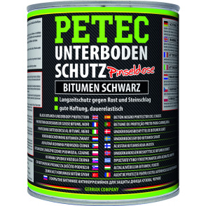 Petec Unterbodenschutz Bitumen Pinseldose schwarz 1000ml