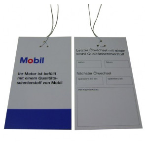 Mobil1 Ölzettel Anhänger 1Stk.