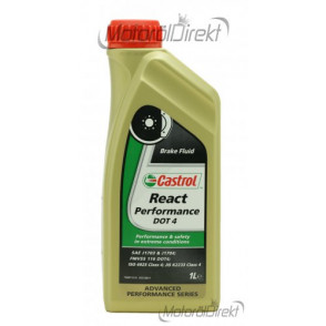 Castrol React Performance DOT 4 Bremsflüssigkeit 1l Flasche