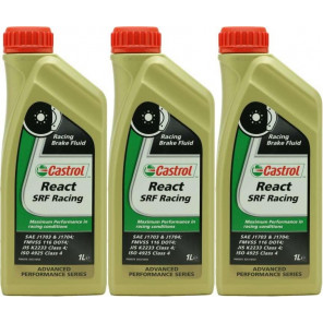 Castrol React SRF Racing Bremsflüssigkeit 3x 1l = 3 Liter