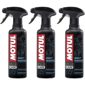 MOTUL E7 INSECT REMOVER INSEKTENENTFERNER 3x 400 Milliliter