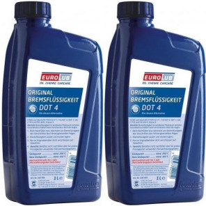 EUROLUB Bremsflüssigkeit DOT 4 2x 1l = 2 Liter