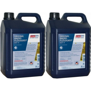 Eurolub Bremsflüssigkeit DOT 4 2x 5 = 10 Liter