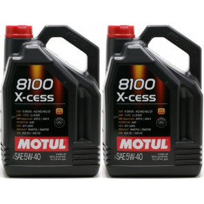 Motul 8100 X-cess 5W-40 Motoröl 2x 5 = 10 Liter