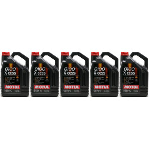 Motul 8100 X-cess 5W-40 Motoröl 5x 5 = 25 Liter