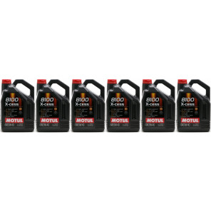 Motul 8100 X-cess 5W-40 Motoröl 6x 5 = 30 Liter