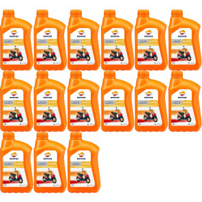 Repsol Motorrad Motoröl MOTO SCOOTER 2T 1 Liter 15x 1l = 15 Liter