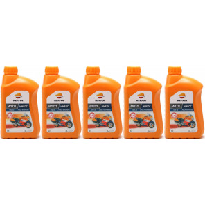 Repsol Motorrad Motoröl MOTO HMEOC 4T 10W30 1 Liter 5x 1l = 5 Liter