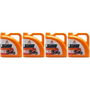 Repsol Motorrad Motoröl MOTO SINTETICO 4T 10W40 4x 4l = 16 Liter