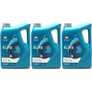 Repsol Motoröl ELITE TURBO LIFE 50601 0W-30 3x 5 = 15 Liter